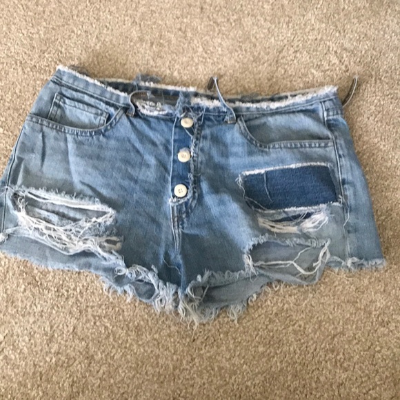 NSF DENIM SHORTS - Picture 2 of 4